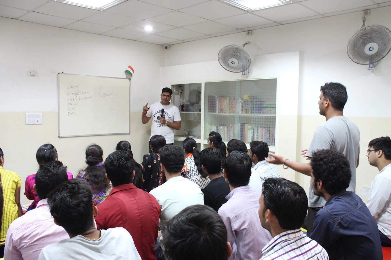 Classroom training at The Howards Council
