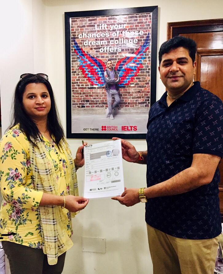Vaishali IELTS result