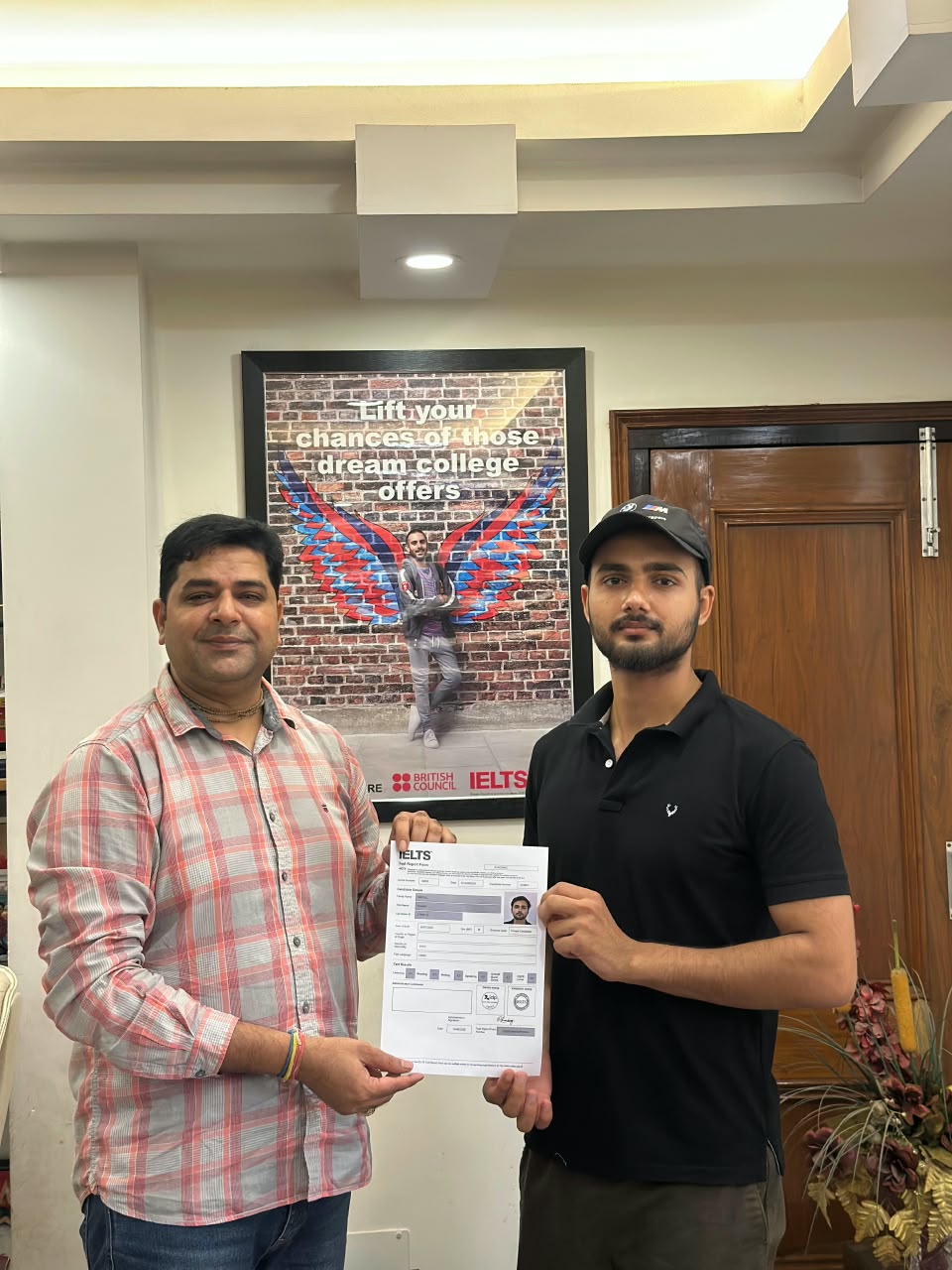 Raman IELTS result