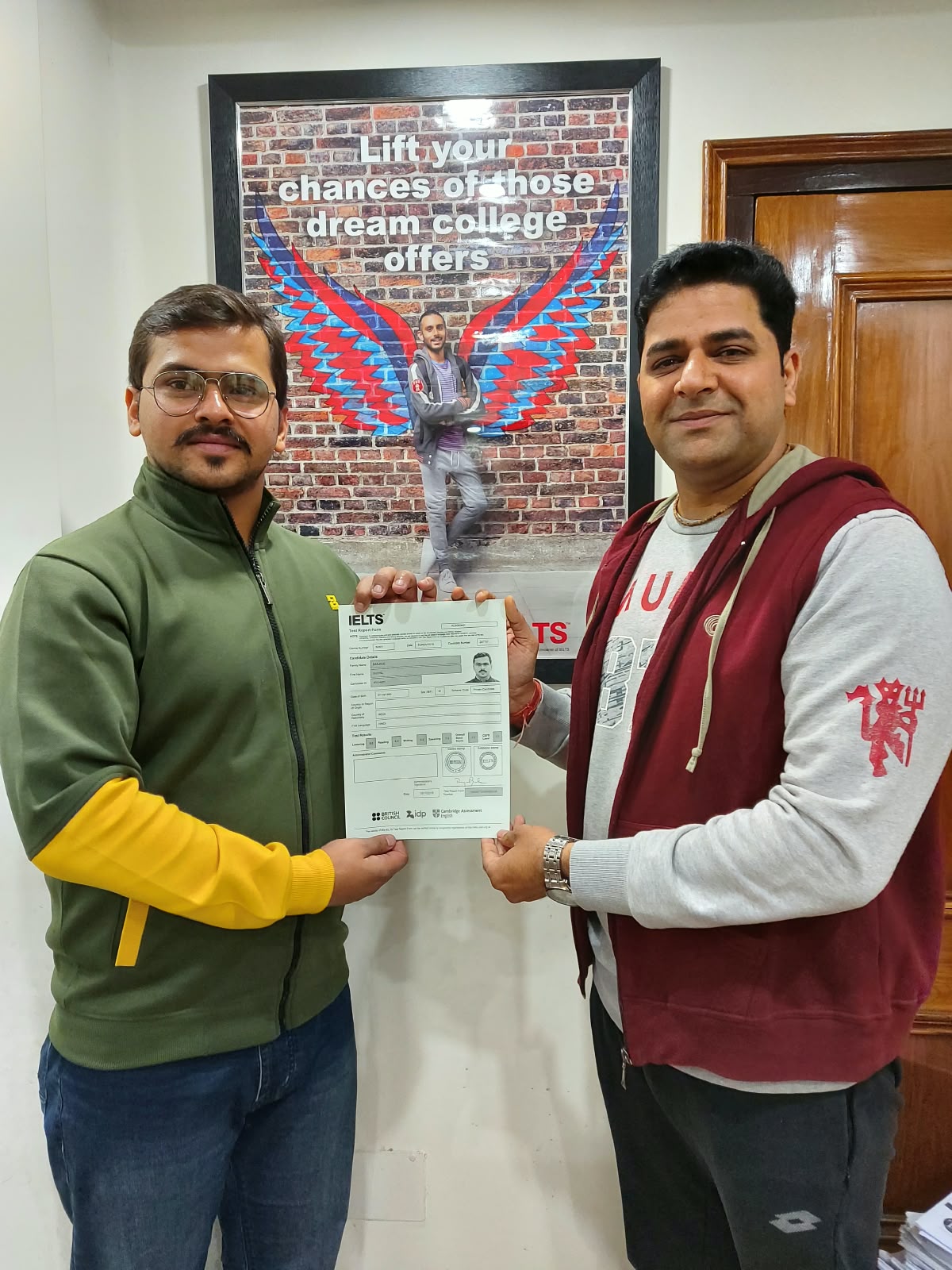 Sushil Banjade IELTS result